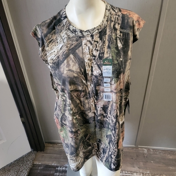 Mossy oak men's sleeveless t-shirt - Picture 2 of 11